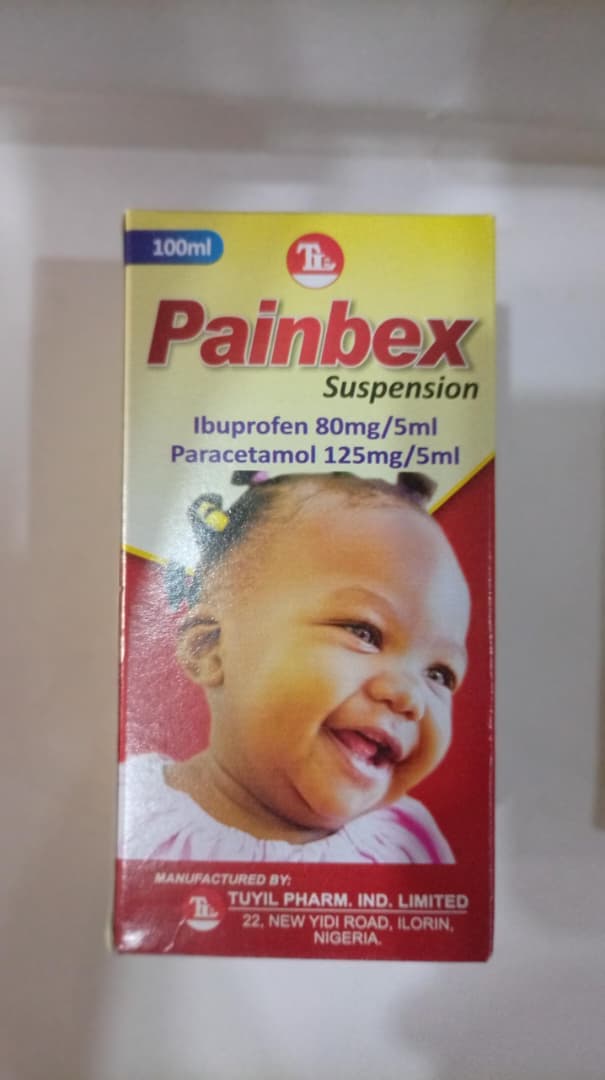 PAINBEX 100ML (IBUPROFEN/PARACETAMOL)