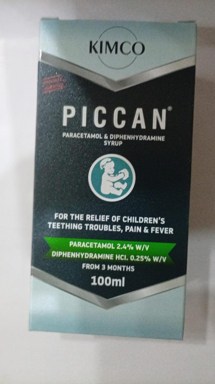 PARA/DIPHENHY SYR 100ML (PICCAN)
