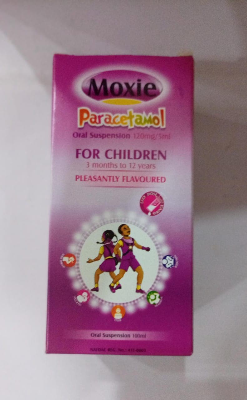 PARACETAMOL 100ML (MOXIE)
