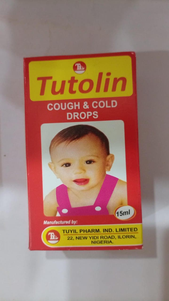 TUTOLIN DROPS 15ML (COUGH & COLD)