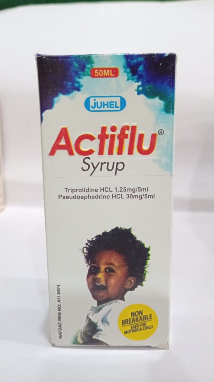 ACTIFLU 50ML (TRIPROLIDINE/PSEUDO HCL)