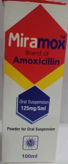 MIRAMOX SUSP (AMOXICILLIN 125MG/5ML)