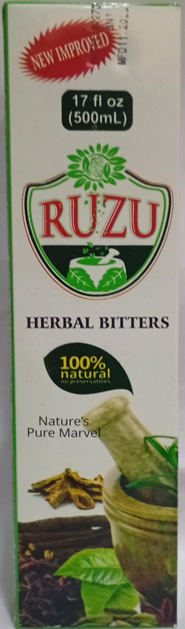 RUZU BITTERS 500ML