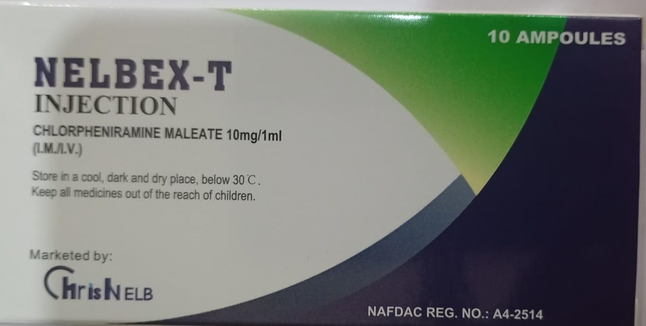 INJ CHLORPHENIRAMINE (NELBEX-T)