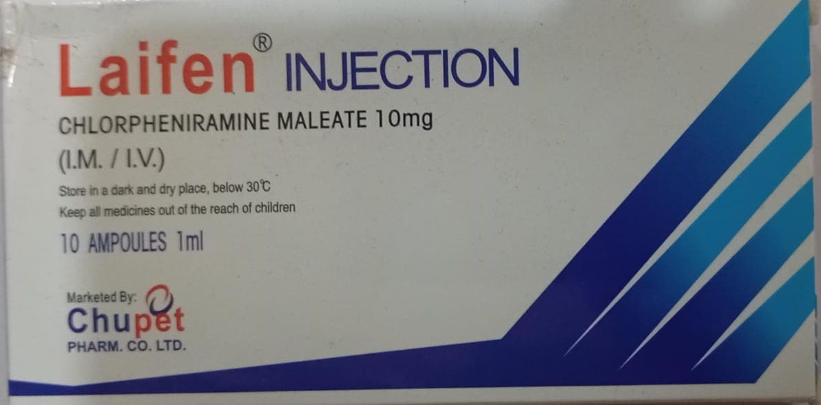INJ CHLORPHENIRAMINE (LAIFEN)