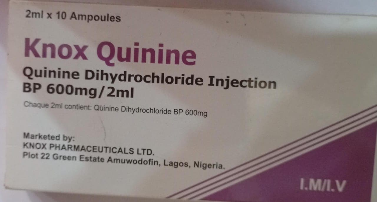 INJ QUININE (KNOX QUININE)