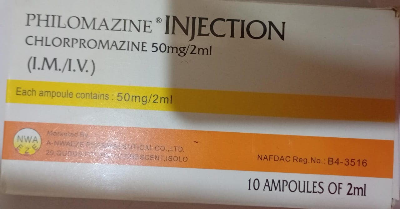 INJ CHLORPROMAZINE (PHILOMAZINE)