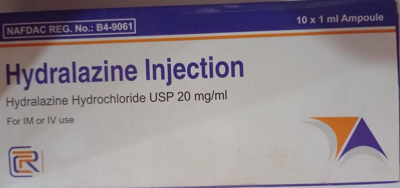 INJ HYDRALAZINE