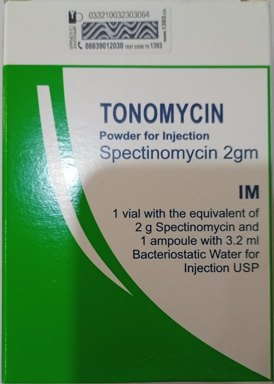 INJ SPECTINOMYCIN (TONOMYCIN)