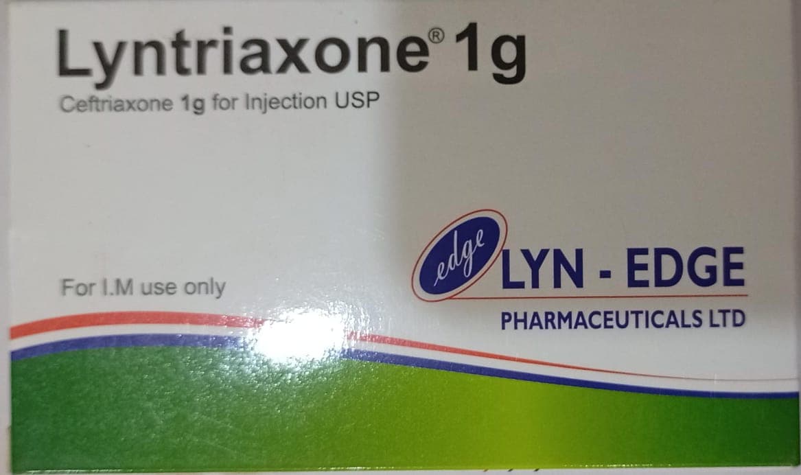 INJ CEFTRIAXONE LYNTRIAXONE IM