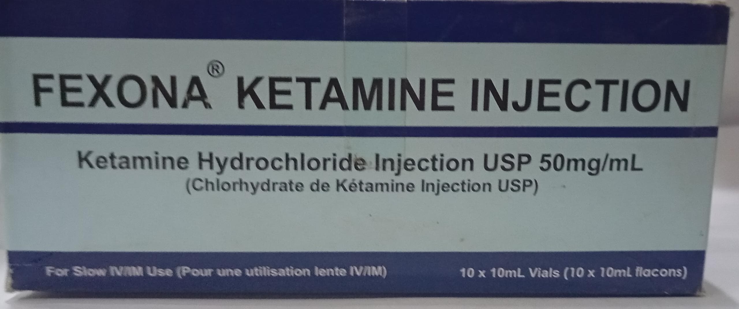 INJ KETAMINE HYDROCHLORIDE (FEXONA)