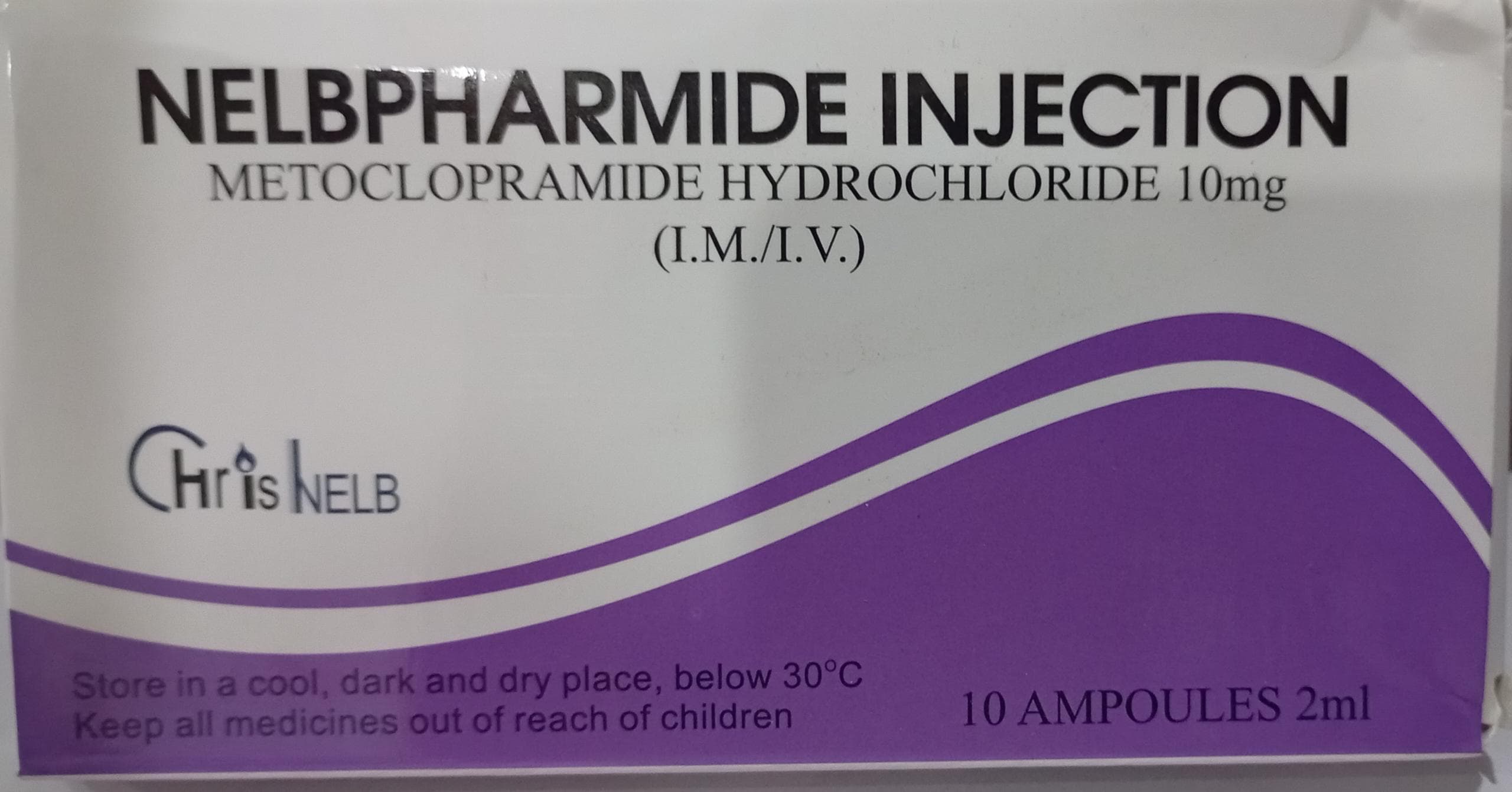 INJ METOCLORIMIDE (NELBPHARMIDE)