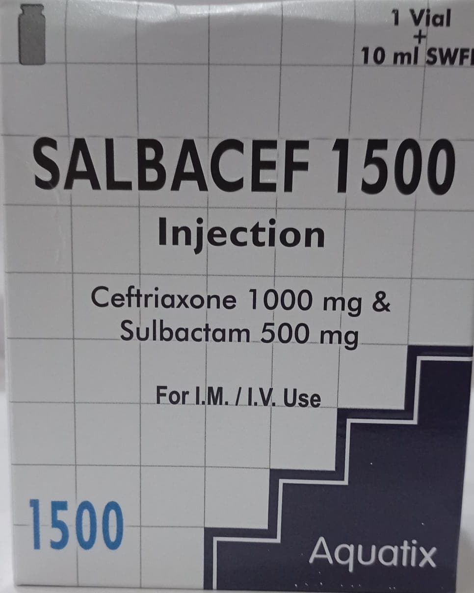 INJ SALBACEF (CEFTRIAXONE/SULBACTAM)