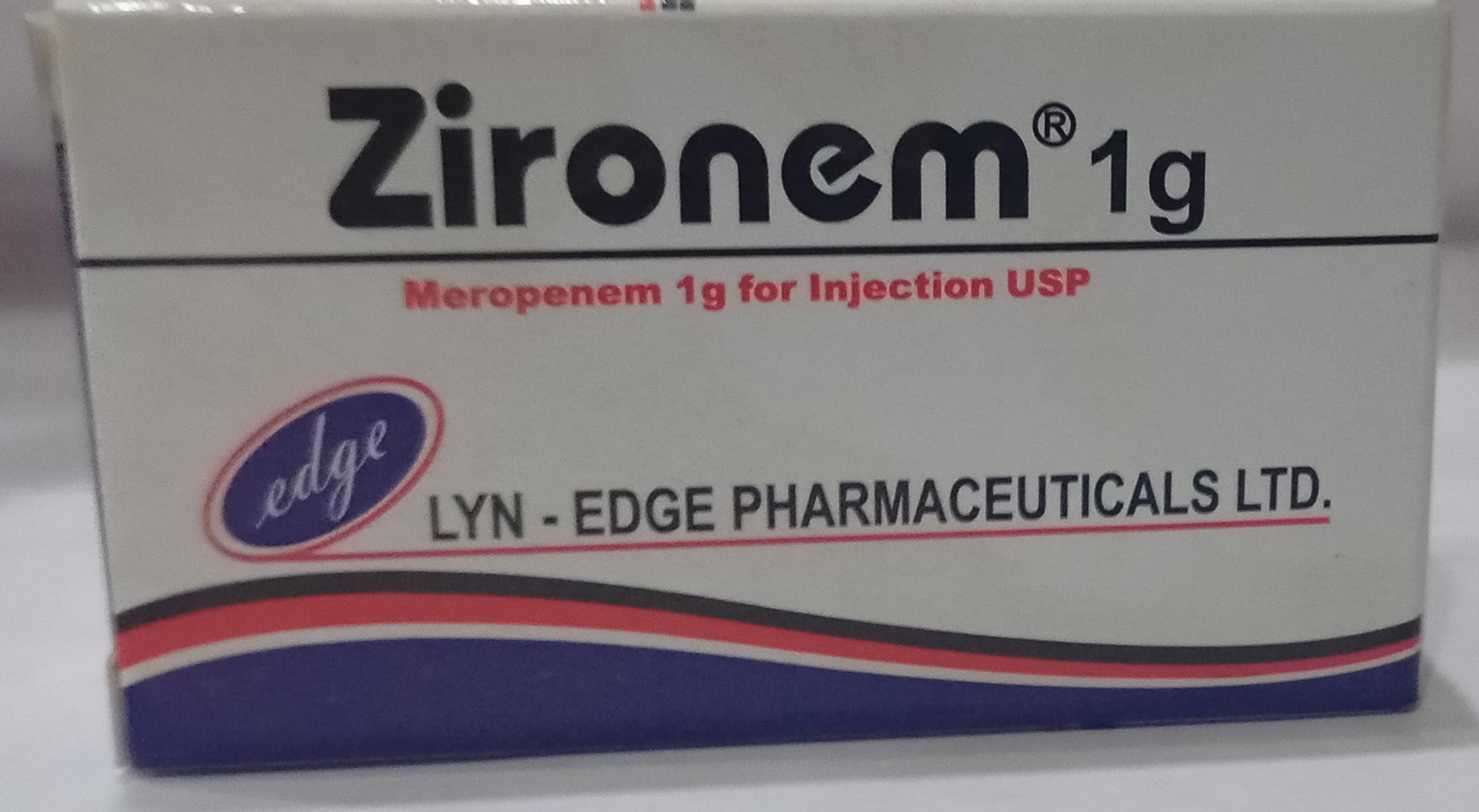 INJ MEROPENEM (ZIRONEM)
