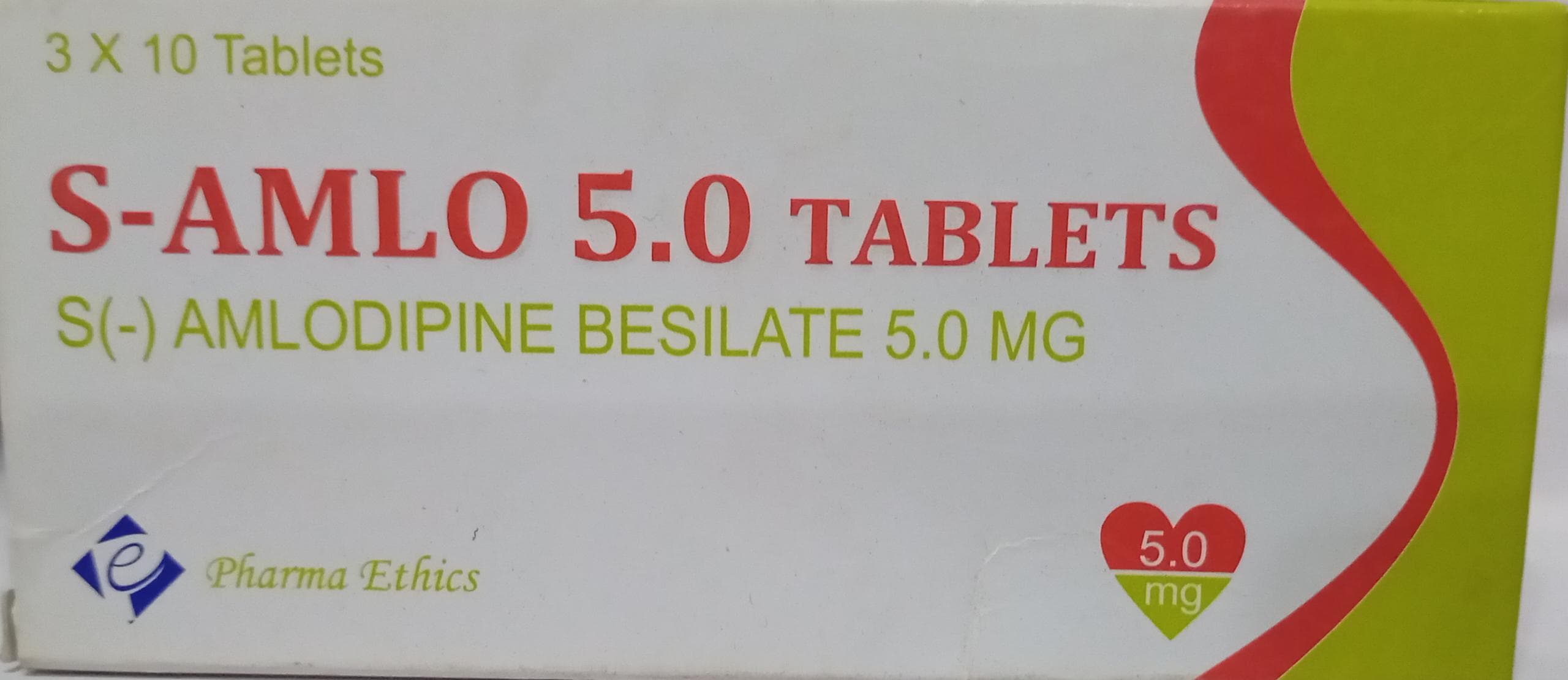 S AMLO 5.0 (S AMLODIPINE BESILATE 5MG)