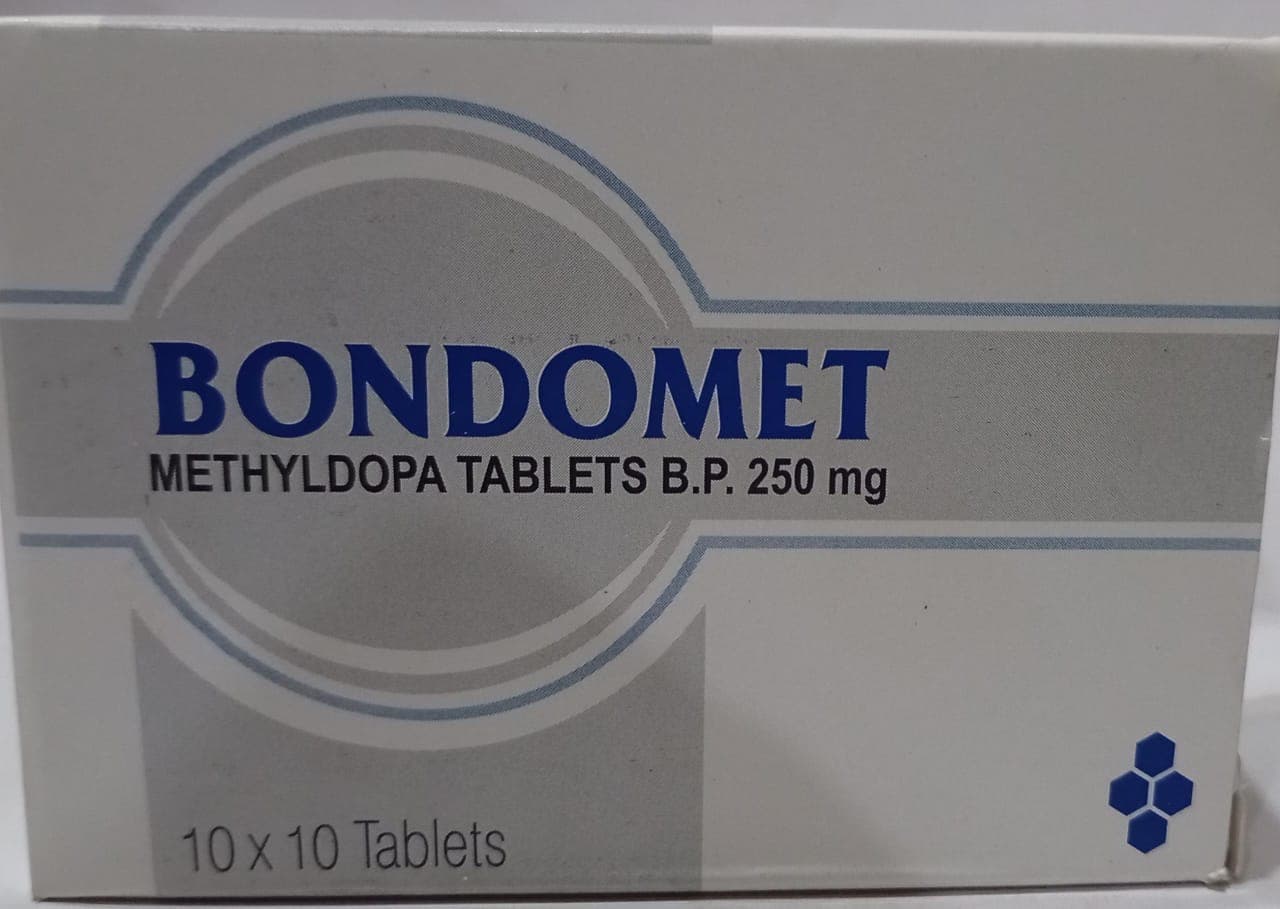BONDOMET (METHYLDOPA 250MG)