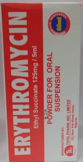 ERYTHROMYCIN SUSPENSION 60ML