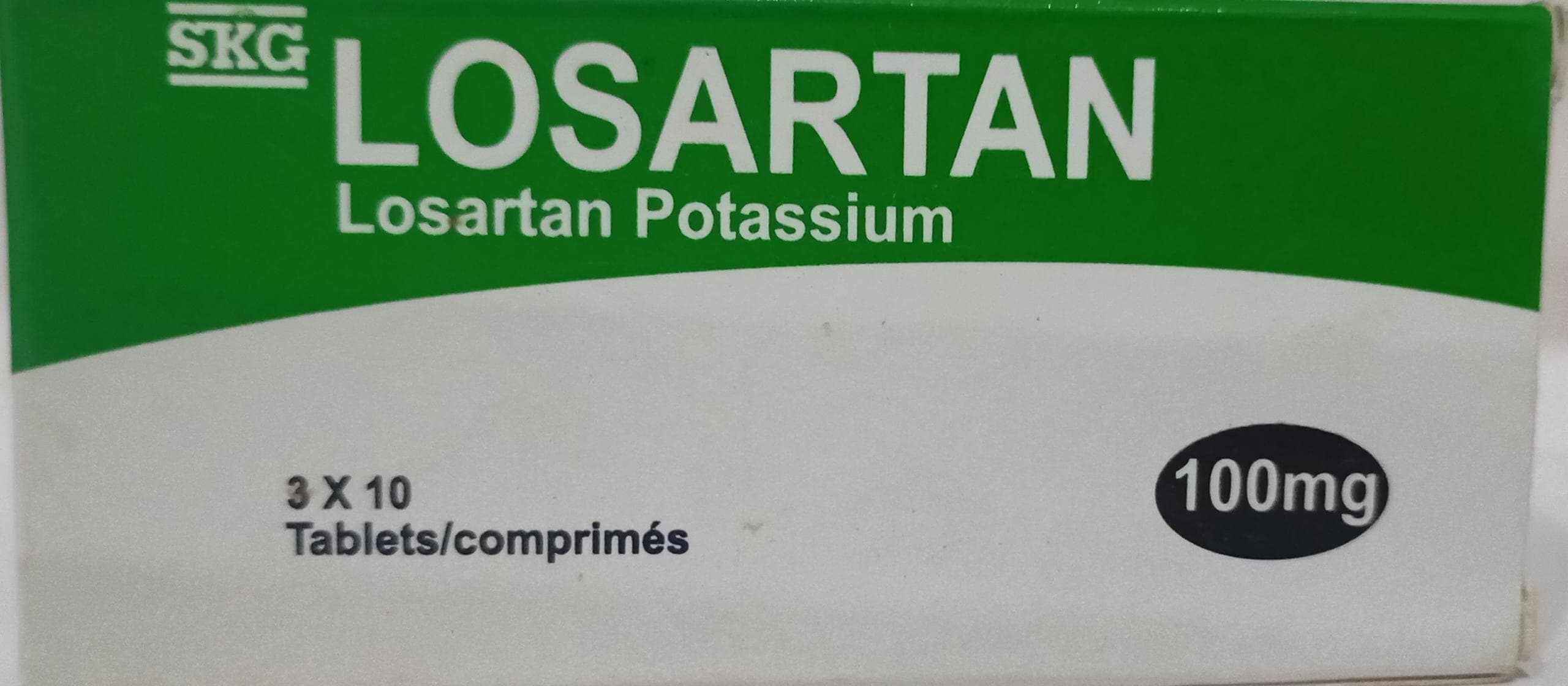 LOSARTAN POTASSIUM 100MG (SKG)