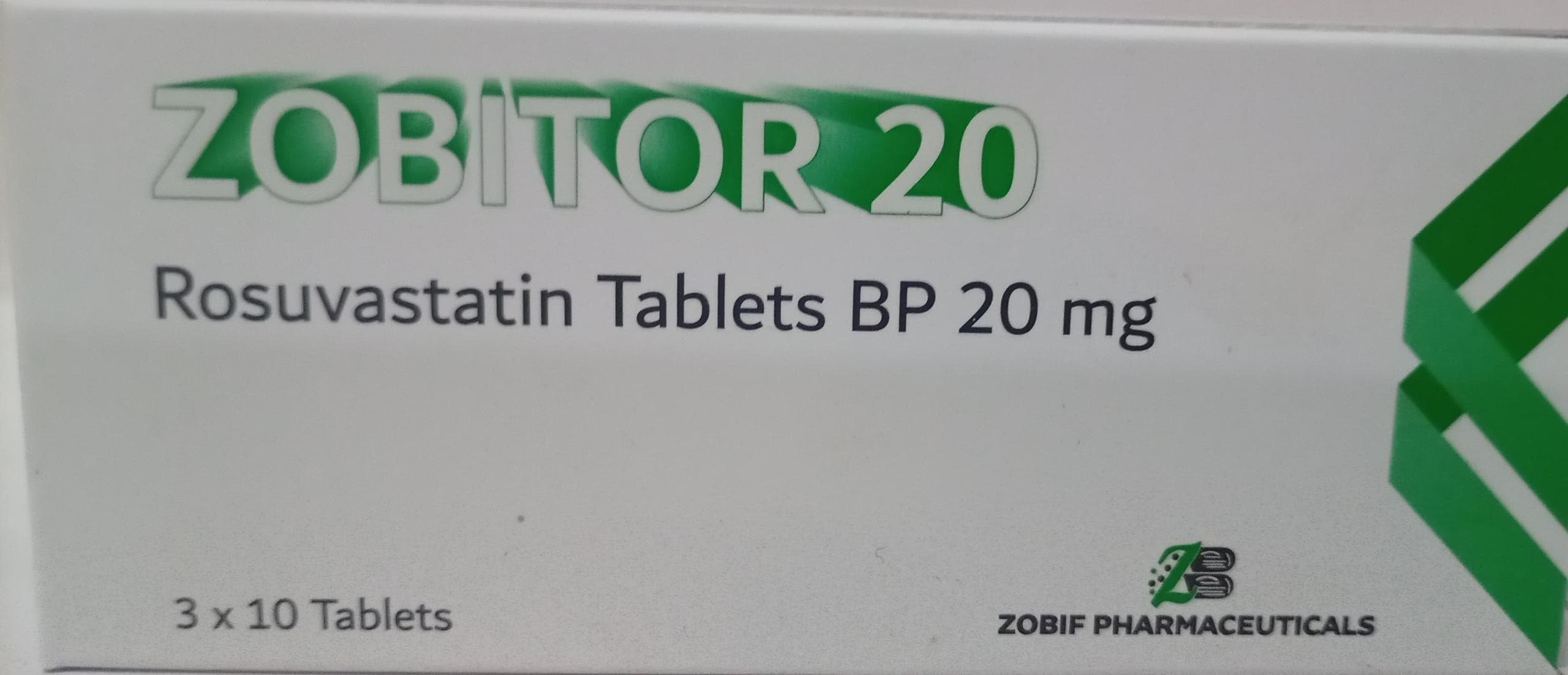 ZOBITOR 20 (ROSUVASTATIN)