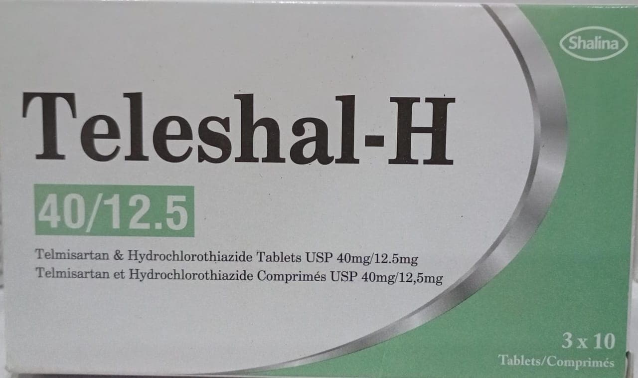TELESHAL 40H (TELMISARTAN/HYDROCHLOR )
