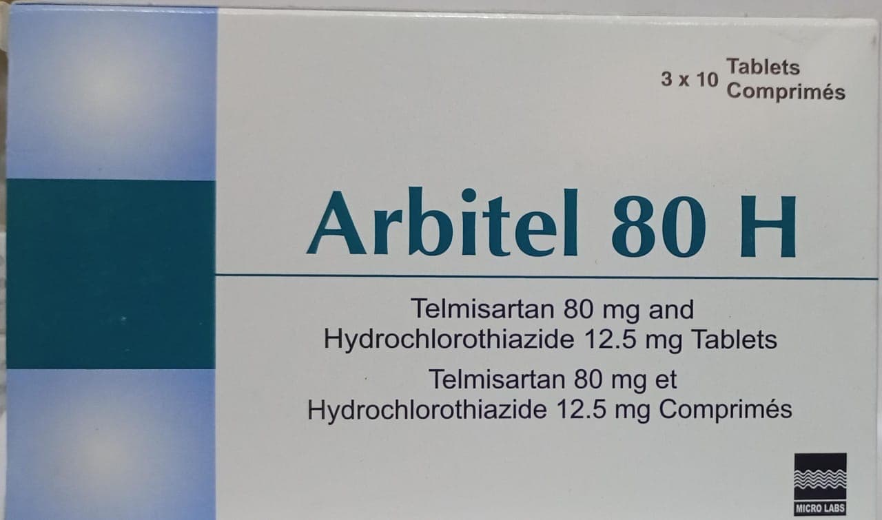 TELMISARTAN/HYDROCHLO 80H (ARBITEL 80H)