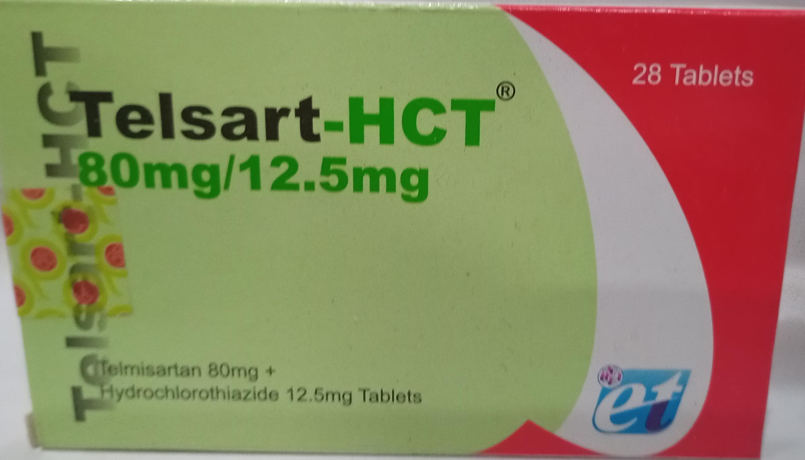 TELSART HCT 80 (TELMISARTAN/HYDROCHLOROTHIAZIDE)