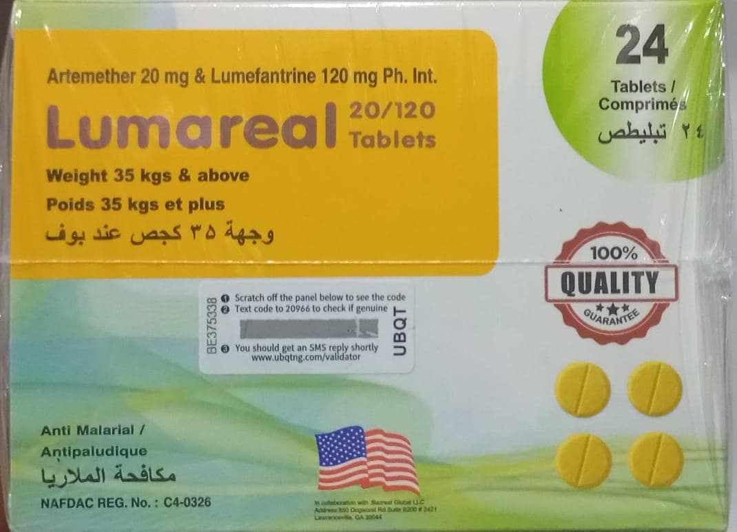 LUMAREAL *24 20/120MG