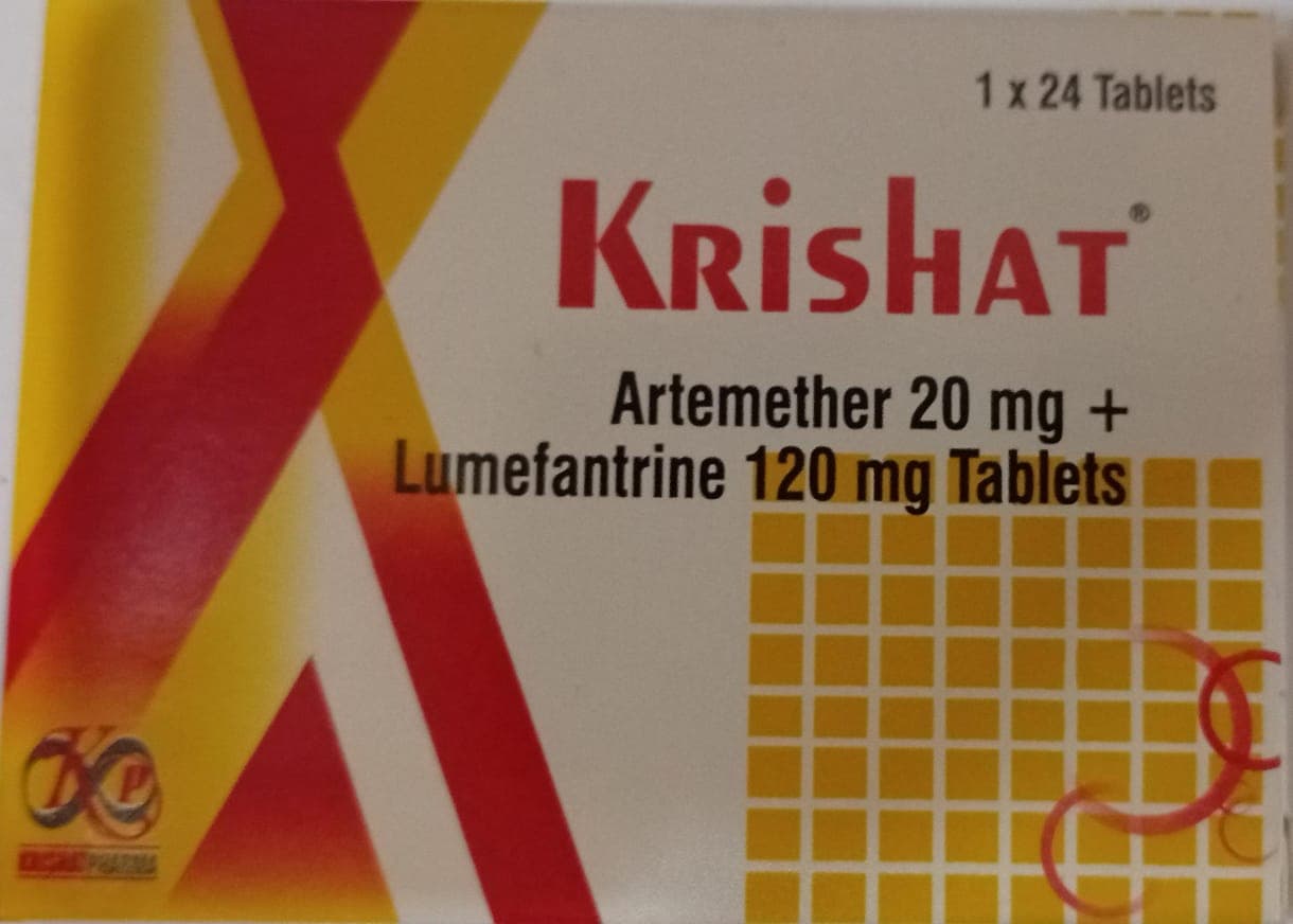 ARTEMETHER & LUMEFANTRINE (KRISHAT) *24 20/120MG