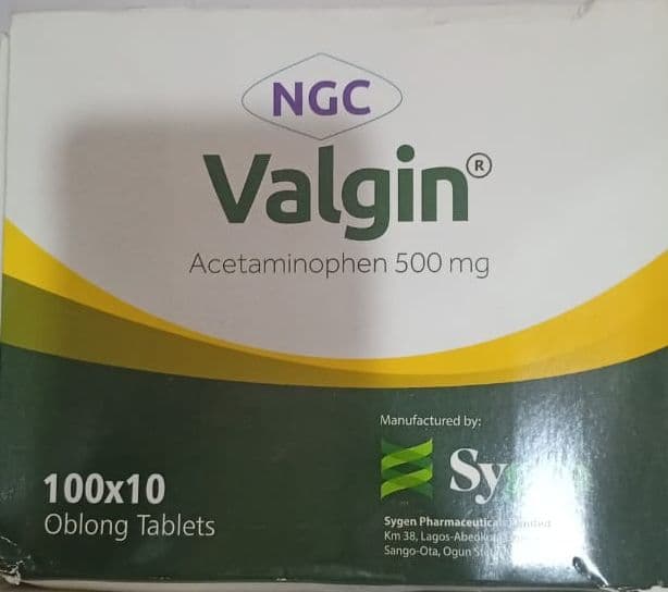 NGC VAIGIN (ACETAMINOPHEN 500MG) X100