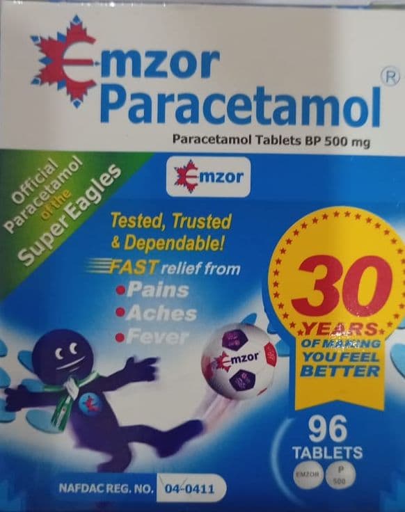 PARACETAMOL 500MG (EMZOR)