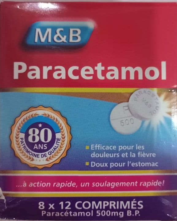 PARACETAMOL 500MG (M&B)