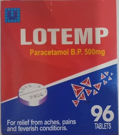 PARACETAMOL 500MG LOTEMP)