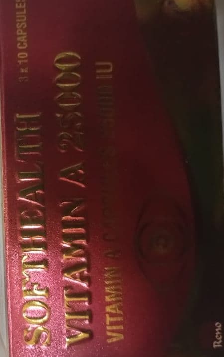 VITAMIN A 2500IU (SOFT HEALTH)