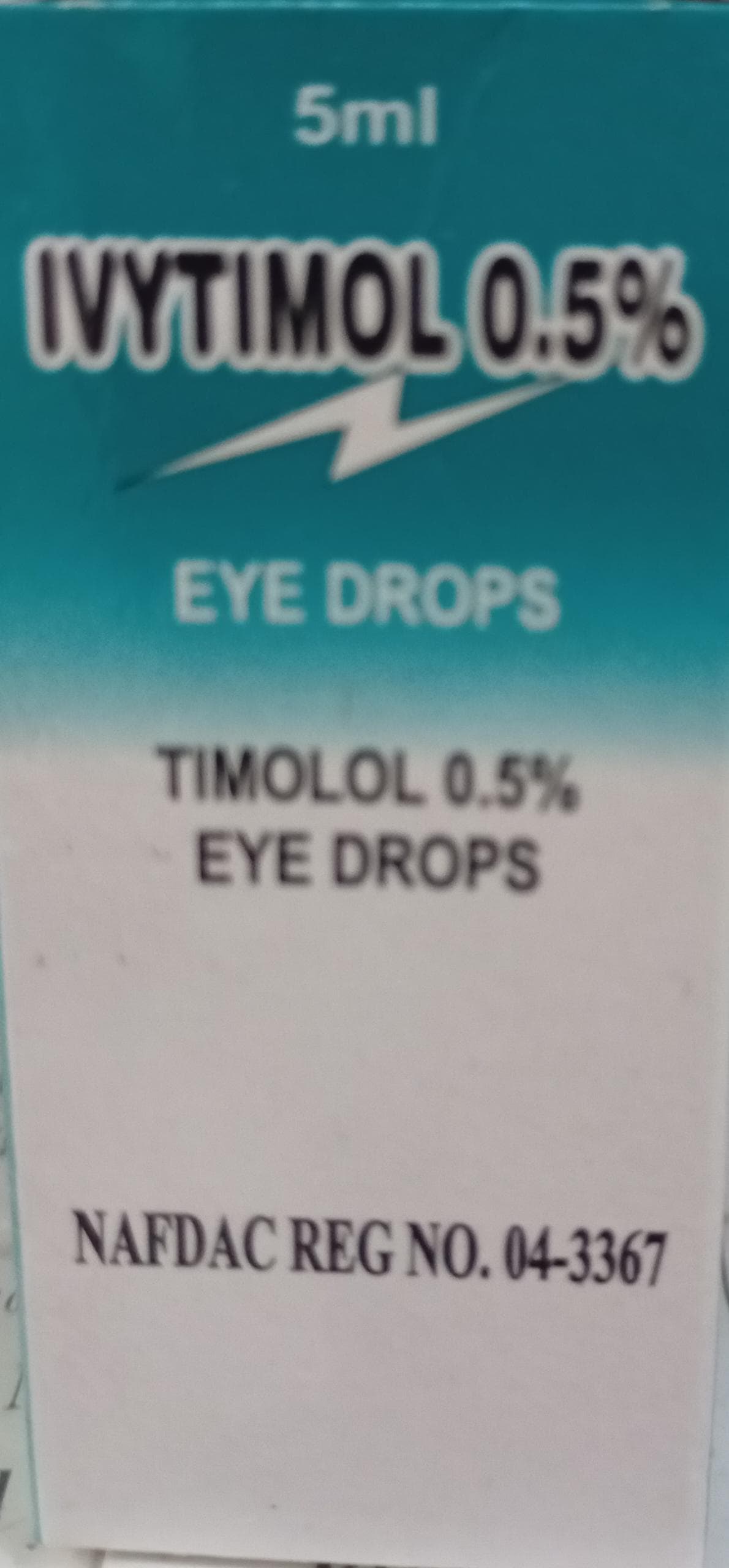 IVYTIMOL 0.5% EYE DROP