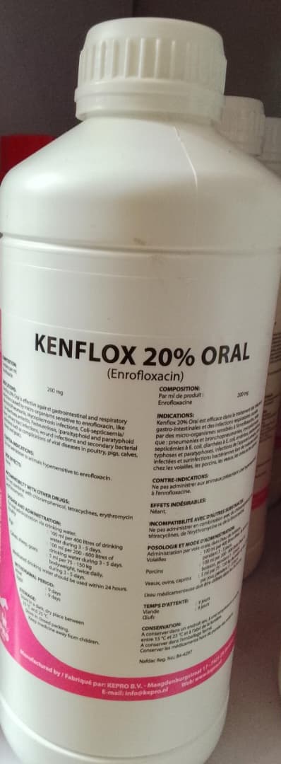 ENROFLOXACINE 20% 1 LTR (KENFLOX )