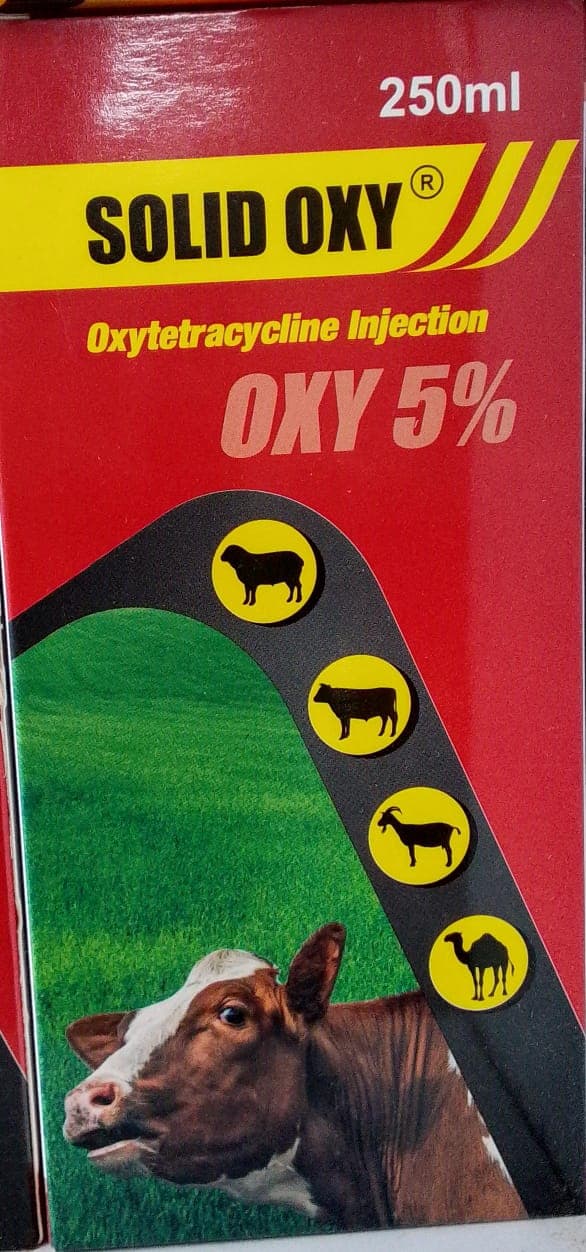 OXYTETRACYCLINE INJ 5% (SOLID OXY) 250ML