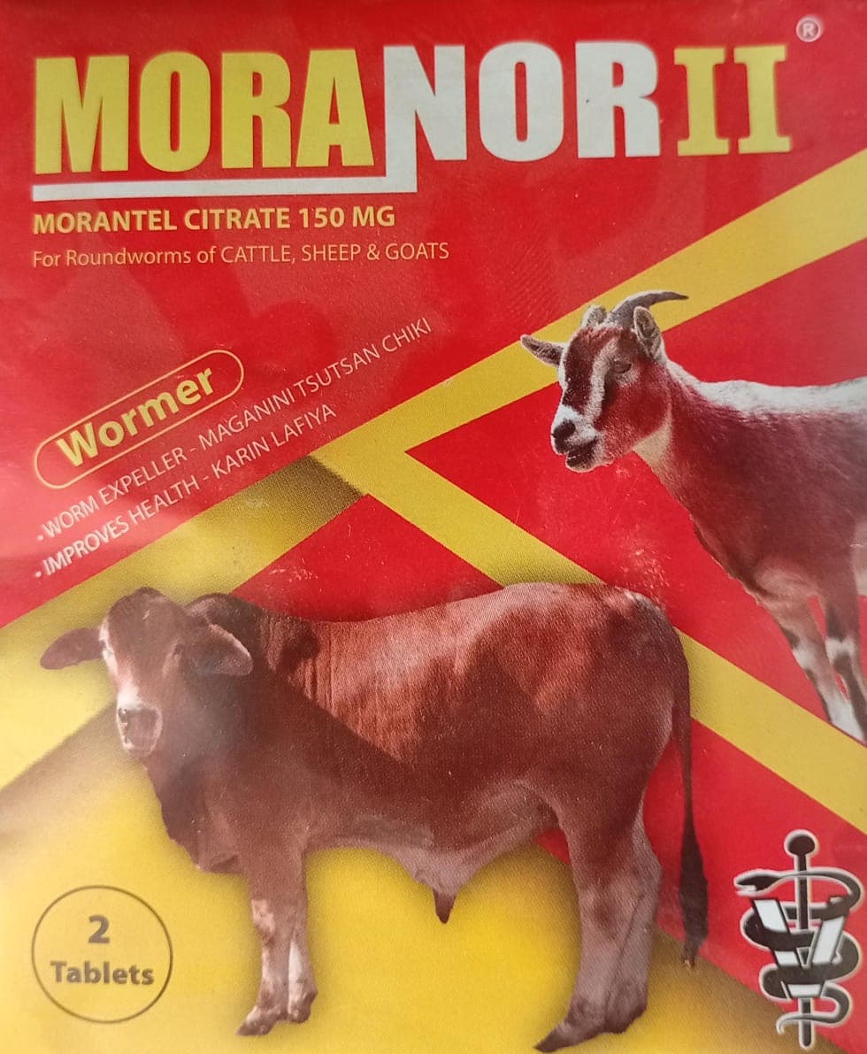 MORANOR II (MORANTEL CITRATE) 150MG