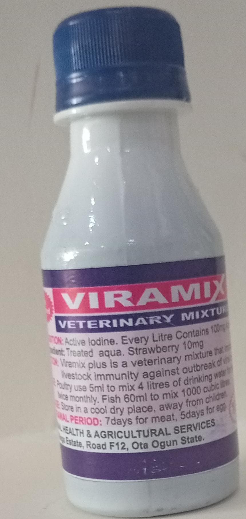 VETERINARY MIXTURE 100ML (VIRAMIX IODINE)