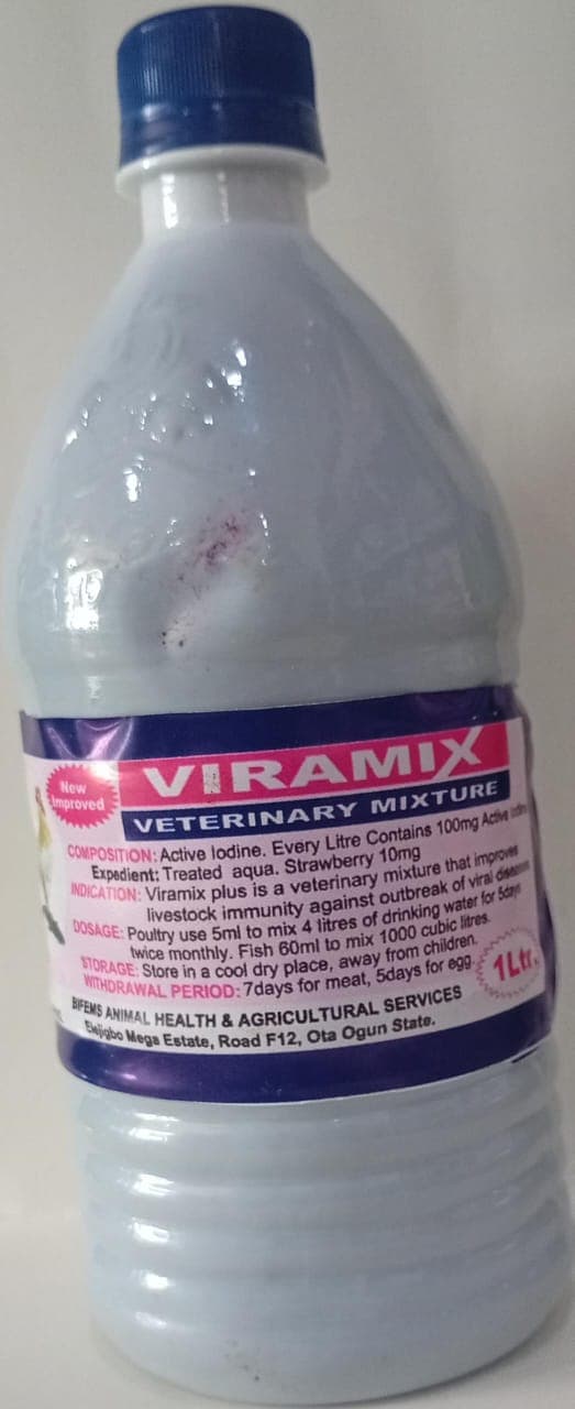 VETERINARY MIXTURE 1L (VIRAMIX IODINE)
