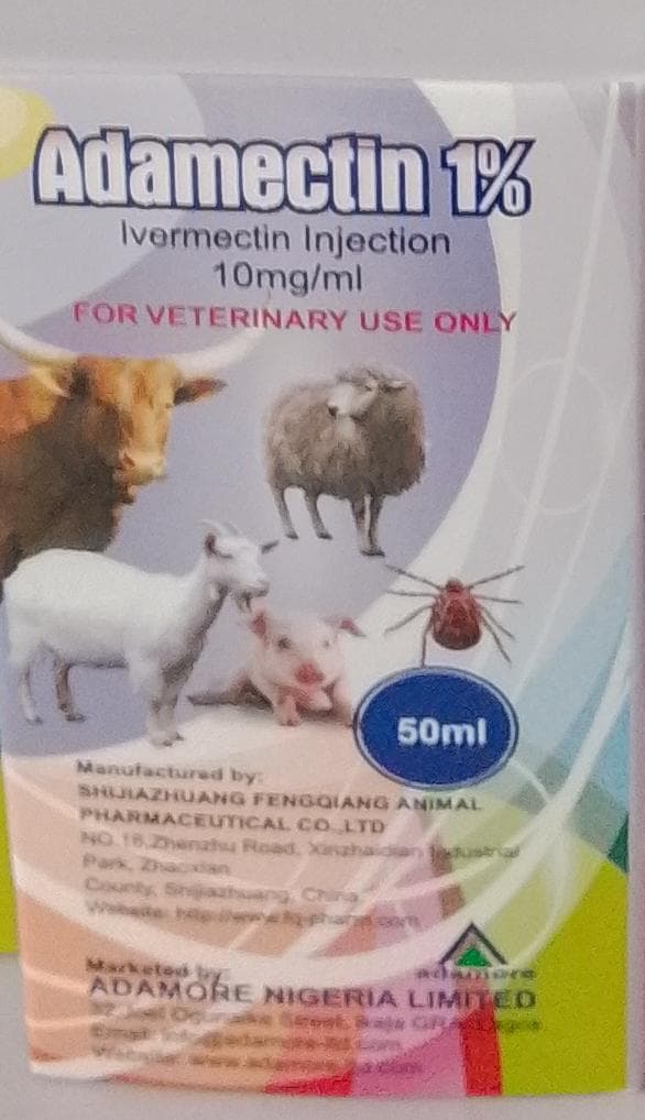 IVERMECTIN INJ 1% 50ML (ADAMECTIN)
