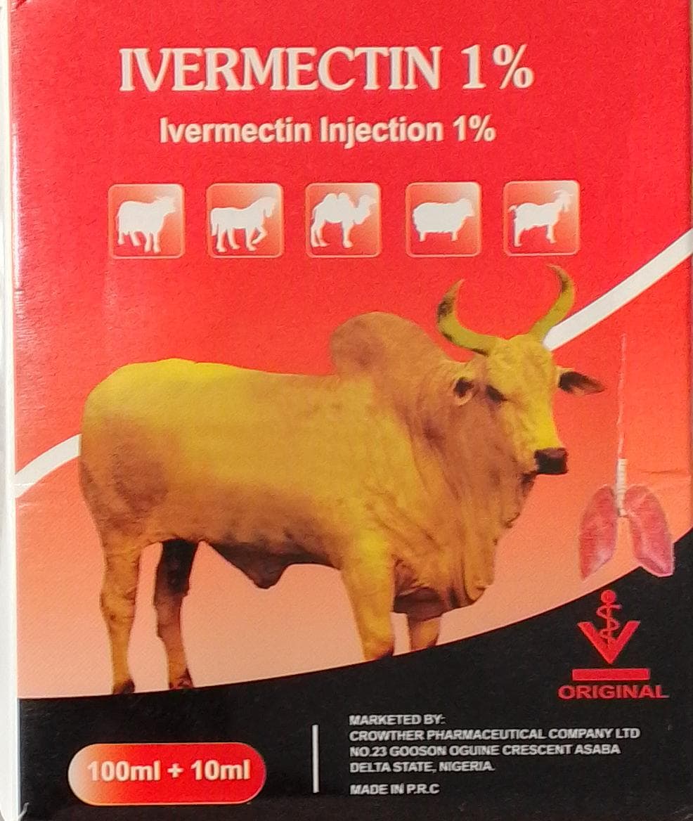 INJ IVERMECTIN 1% (CROWTHER) 100ML