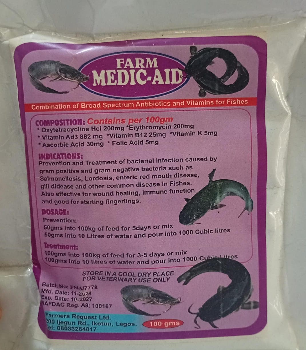 FARM MEDIC AID (ANTI-BIOTIC MULTI-VITAMINS & ASCOBIC ACID)
