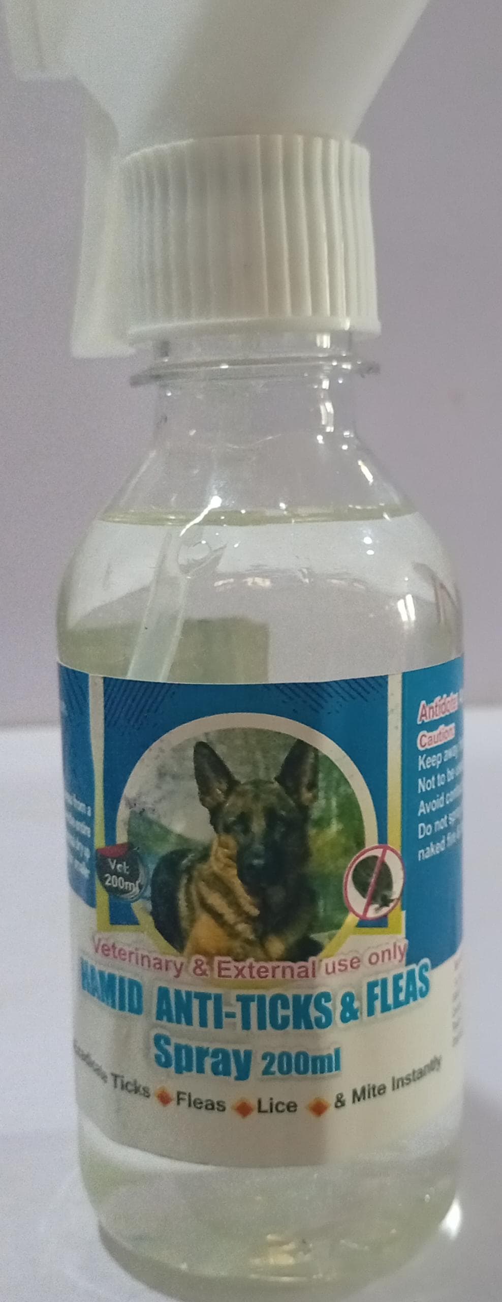 HAMID TICKS AND FLEAS SPRAY 200ML