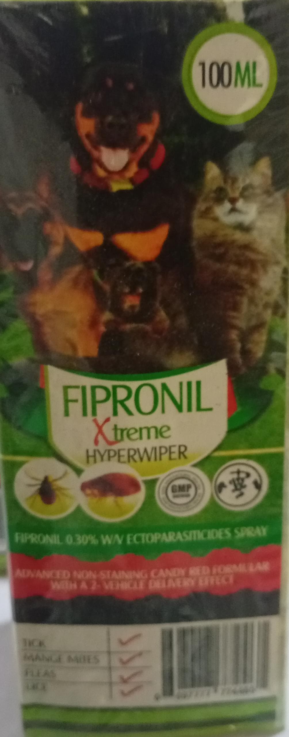 FIPRONIL XTREME HYPERWIPER 100ML