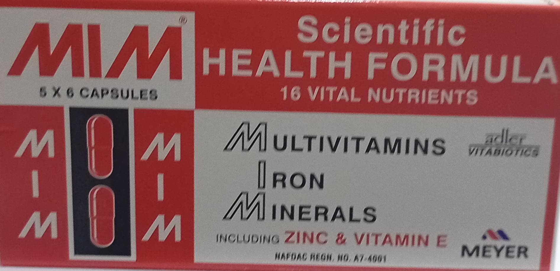 MULTIVITAMIN IRON MINERALS (MIM) CAP