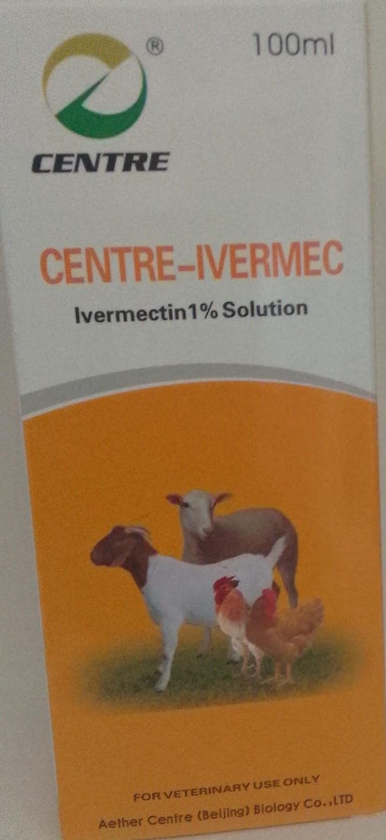 CENTRE IVERMEC 100ML (IVERMECTIN 1%) ORAL