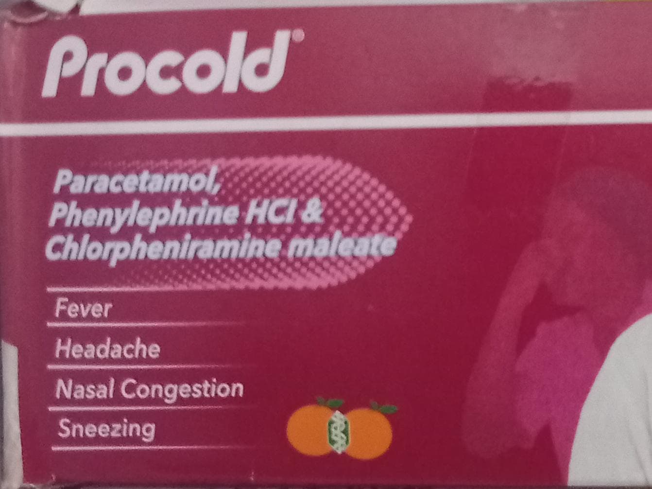 PROCOLD (PARACETAMOL/PHENYLE HCL/CHLORPHENIRAMINE)