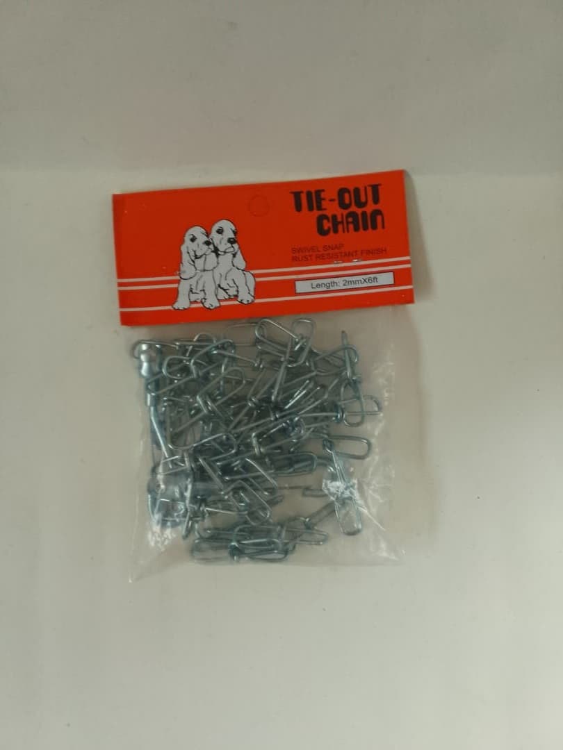 SMALL TIE OUT CHAIN 2MMX6FT