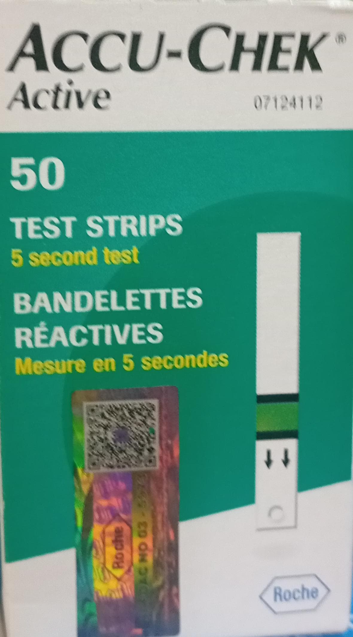 BLOOD GLUCOSE TEST STRIP (ACCU CHEK)