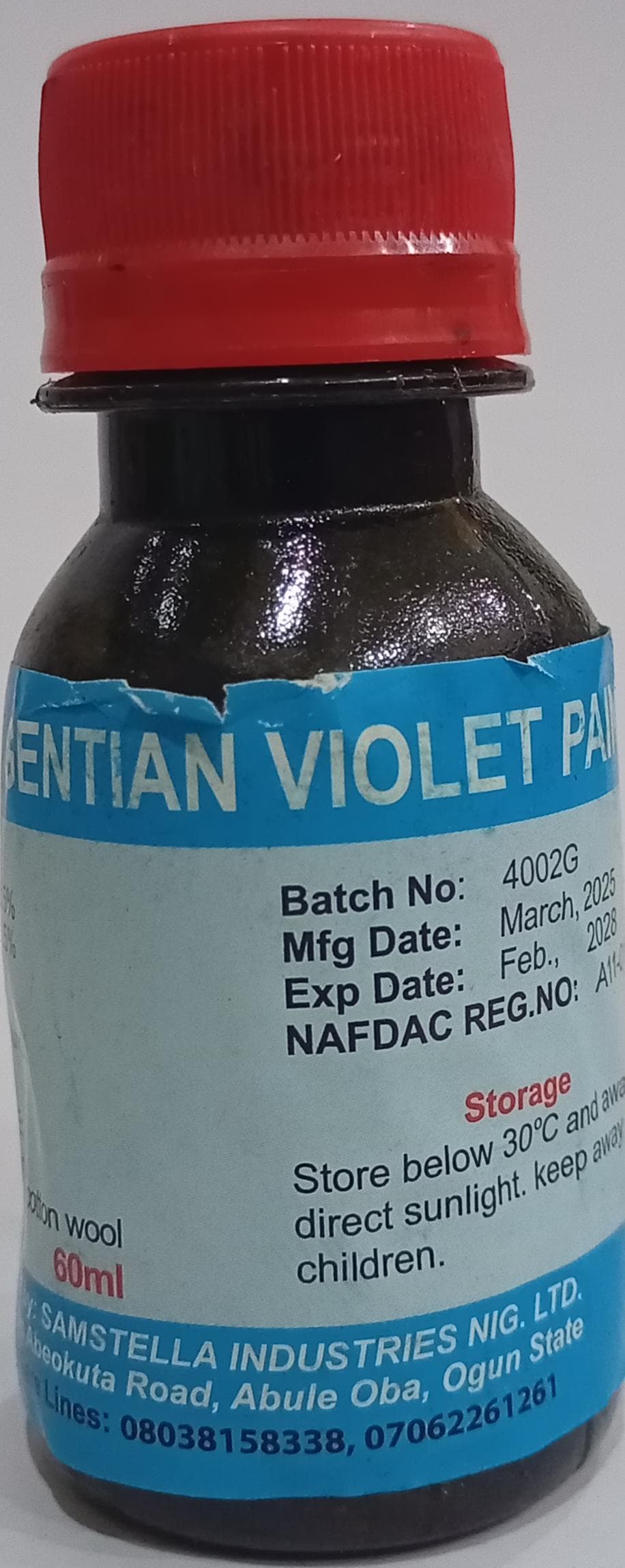 GENTAIN VIOLET PAINT (LA ONYX)
